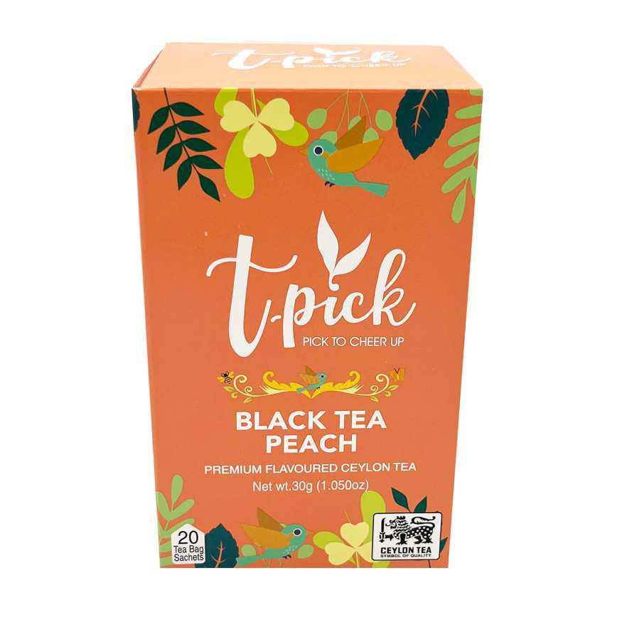 T-Pick Teas Black Tea Peach 20 ct.
