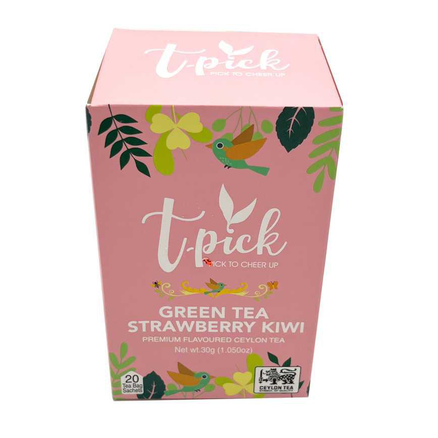 T-Pick Teas Green Tea Strawberry Kiwi 20 ct.