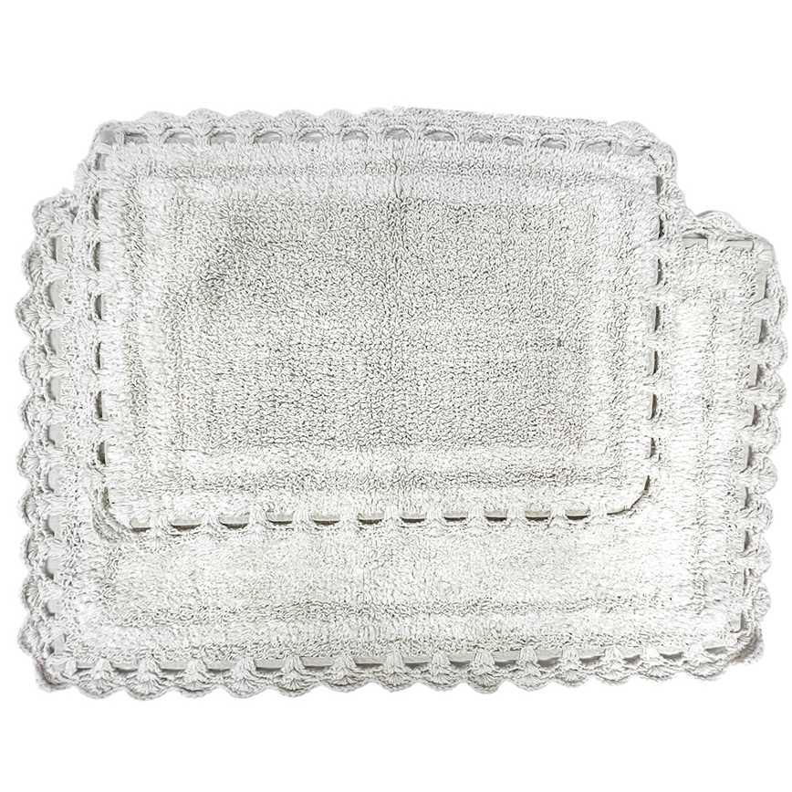 Crochet Bath Rug Set 2 pc.