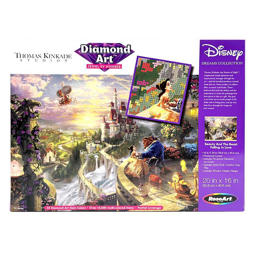 RoseArt Beauty &amp; the Beast Diamond Art 16" x 20"