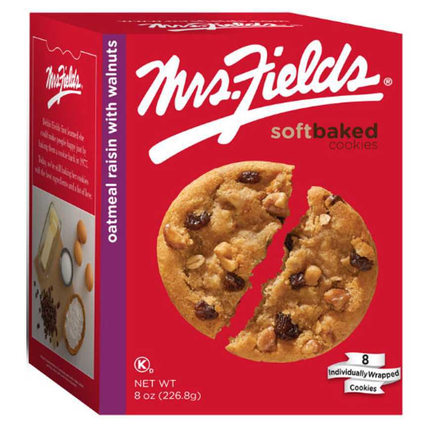 Mrs. Fields Cookies Oatmeal Raisin with Walnut 8 oz.