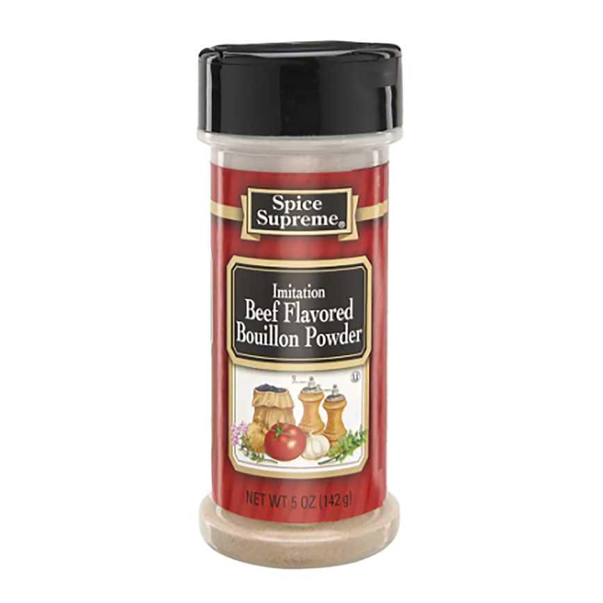 Spice Supreme Imitation Beef Flavored Bouillon Powder 5 oz.