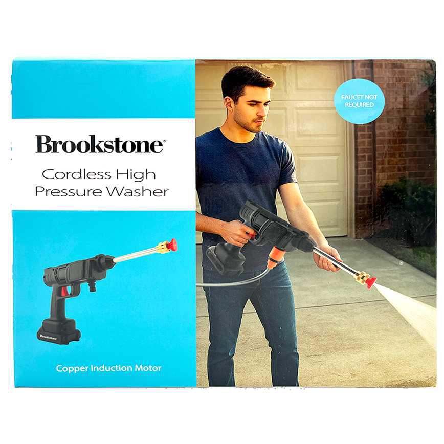 Brookstone Cordless Power Washer