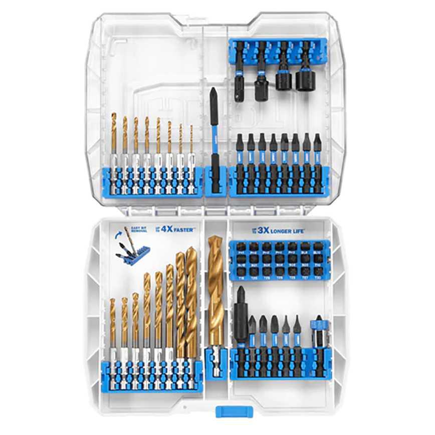 Hart Impact Drill & Drive Bit Set 60 pc. 
