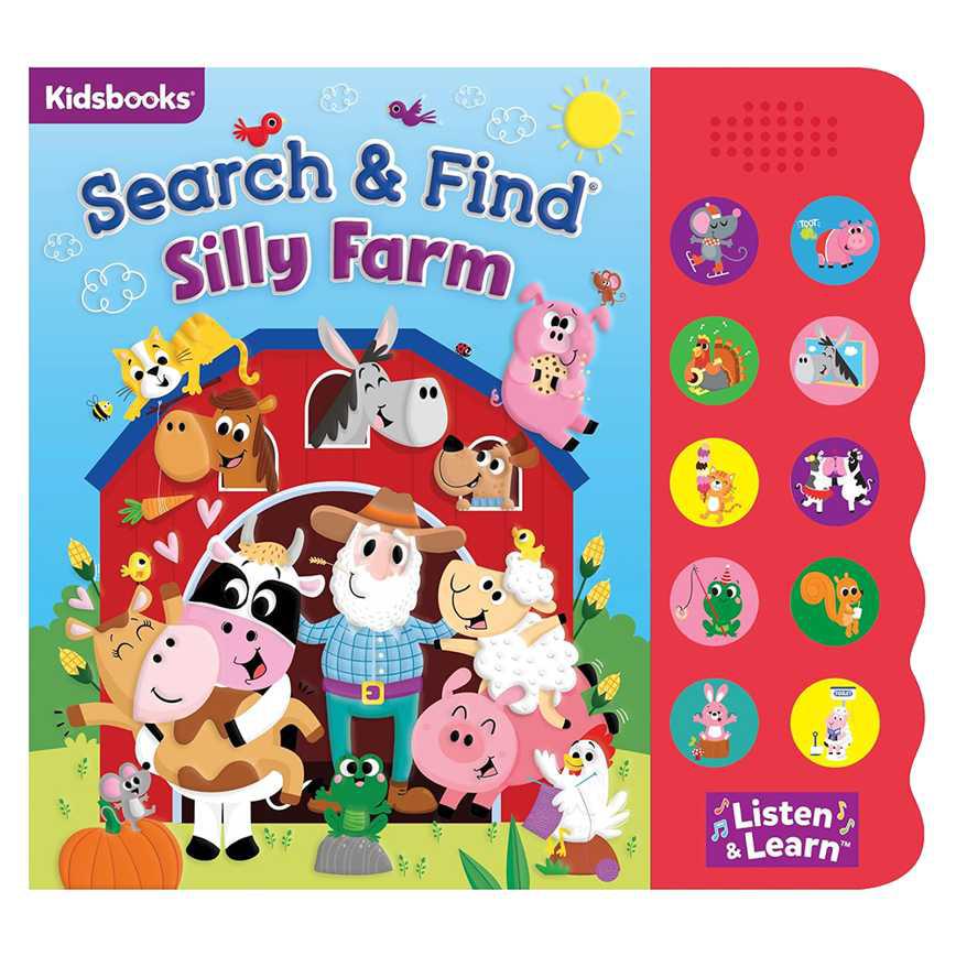 Silly Farm Search & Find Sound Book