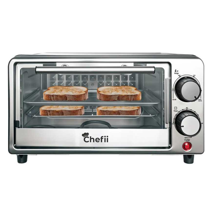 Chefii 4-Slice Toaster Oven