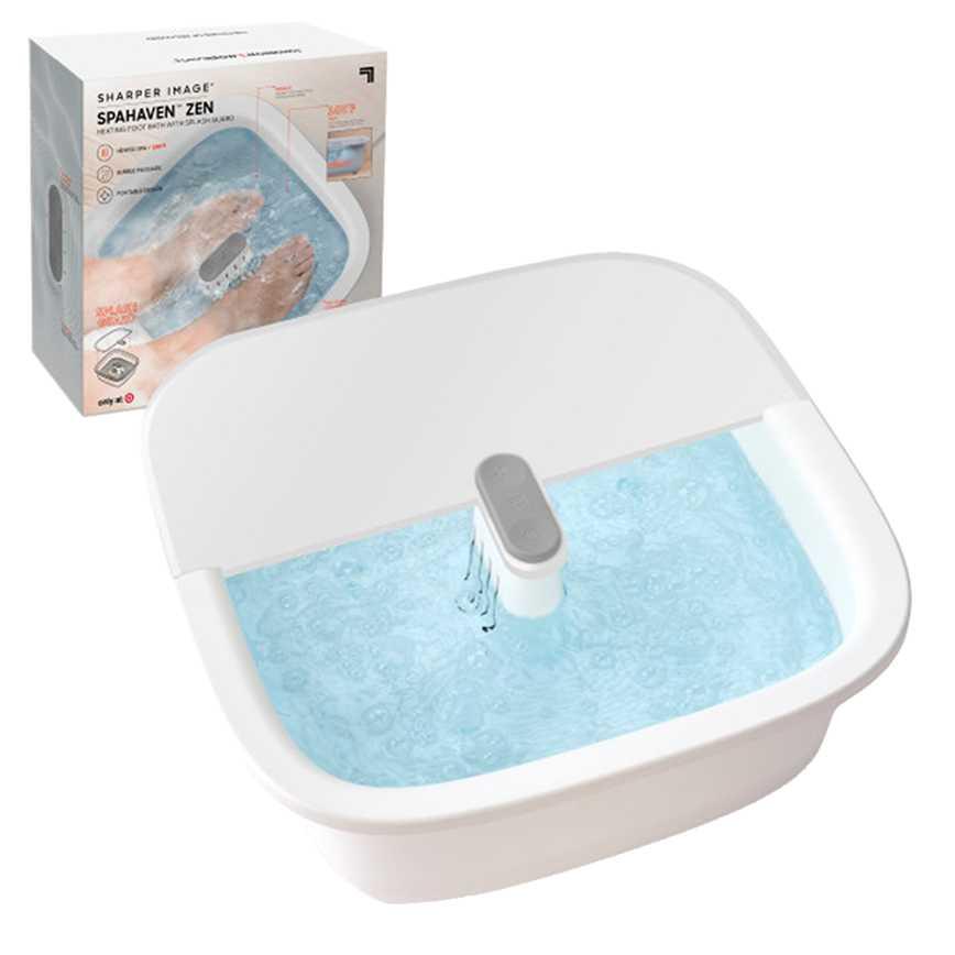Sharper Image Spahaven Zen Heating Foot Bath with Splash Guard
