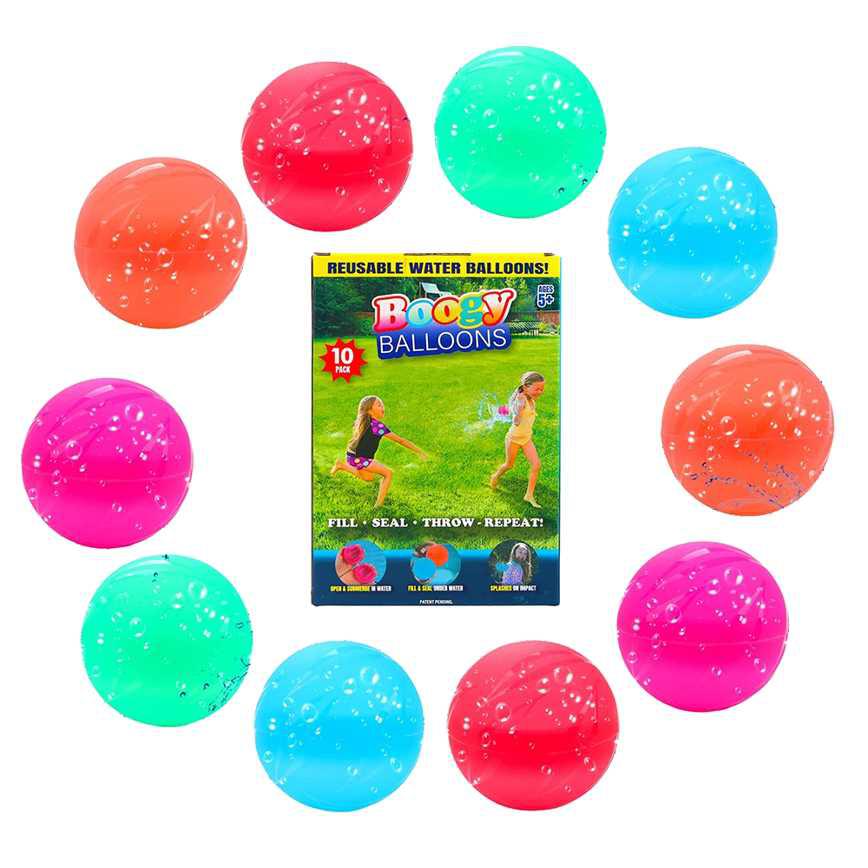 Boogy Balloons Reusable Water Balloons 10 pk.