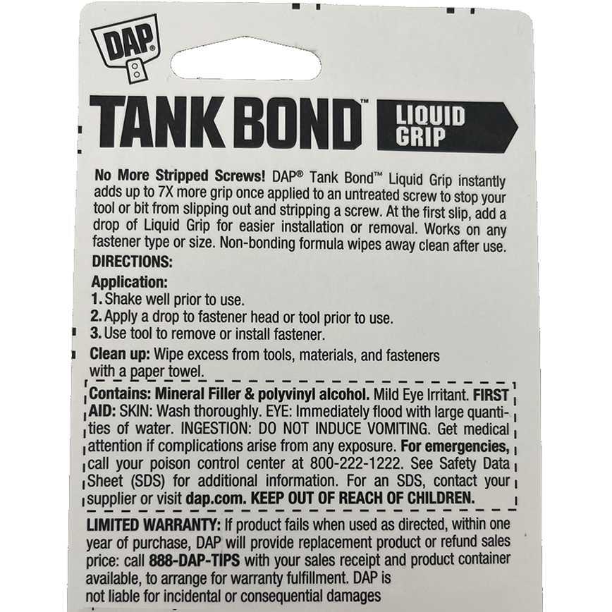 DAP Tank Bond Liquid Grip
