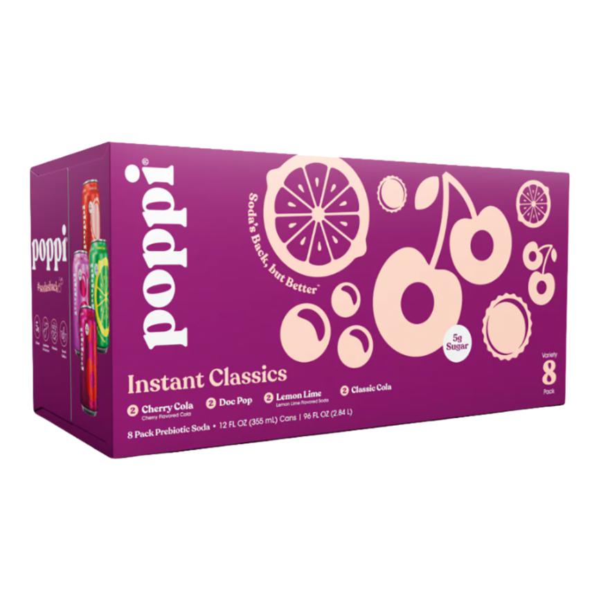 Poppi Classic Variety Pack 8 ct. 12 oz.