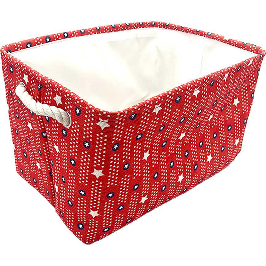 Fabric Basket Americana 15" x 10"