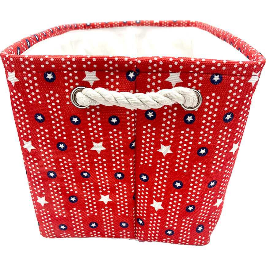 Fabric Basket Americana 15" x 10"