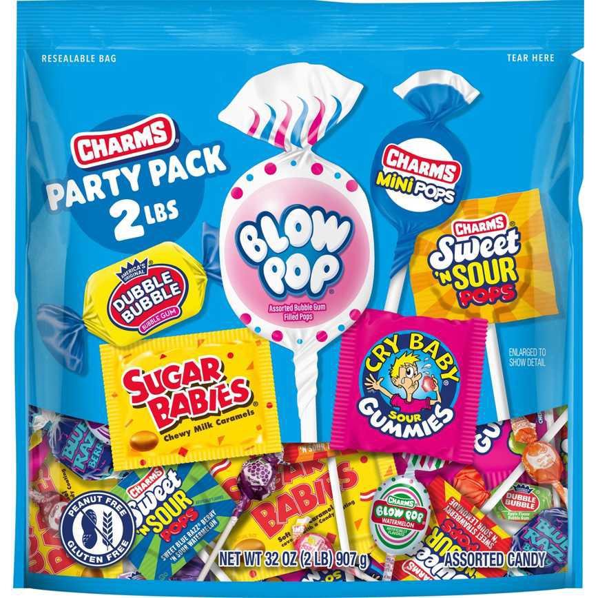 Charms Party Pack Candy 2 lb.