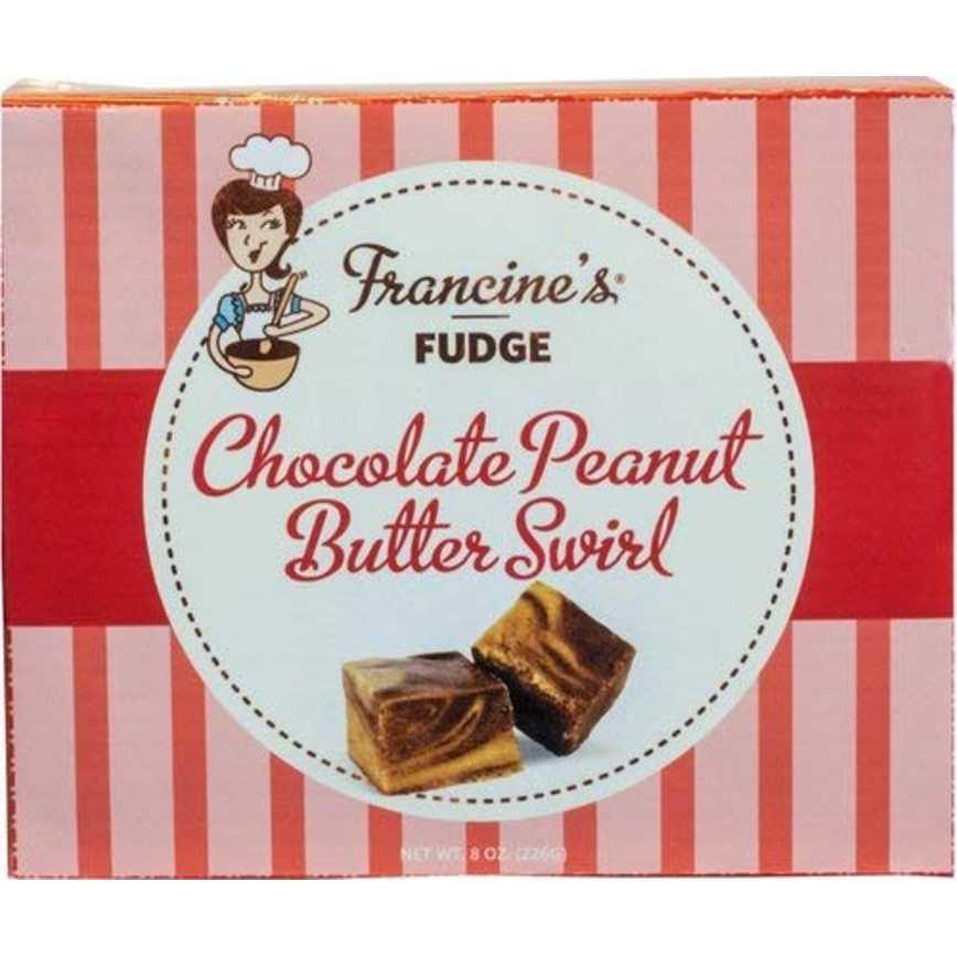 Francine's Fudge Chocolate Peanut Butter Swirl 8 oz.