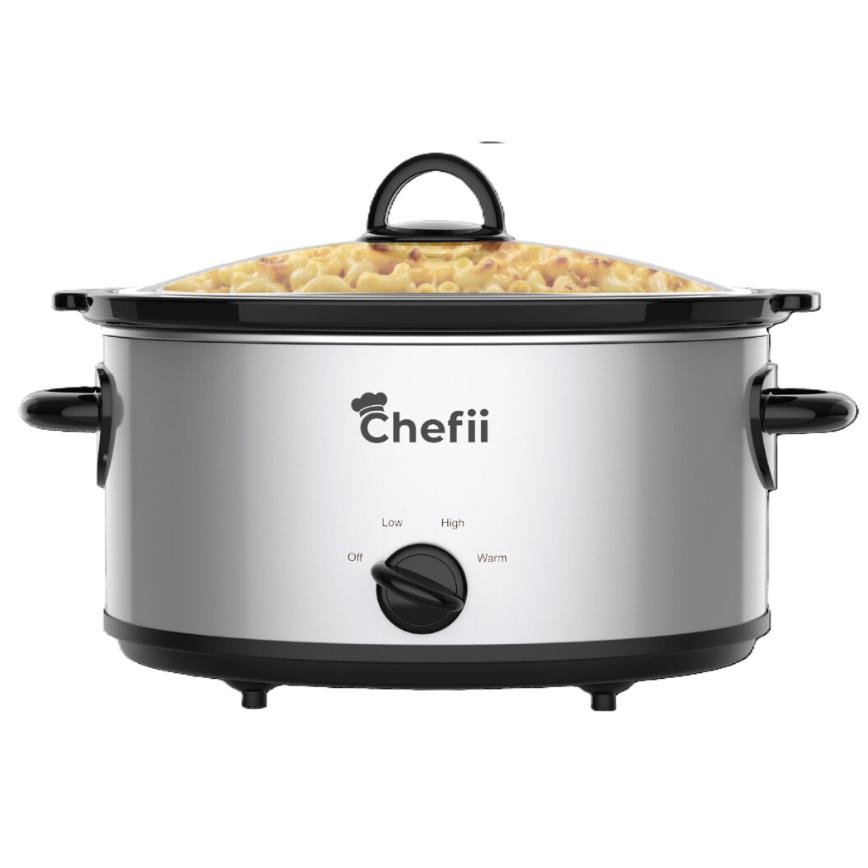 Chefii Slow Cooker 5 qt.