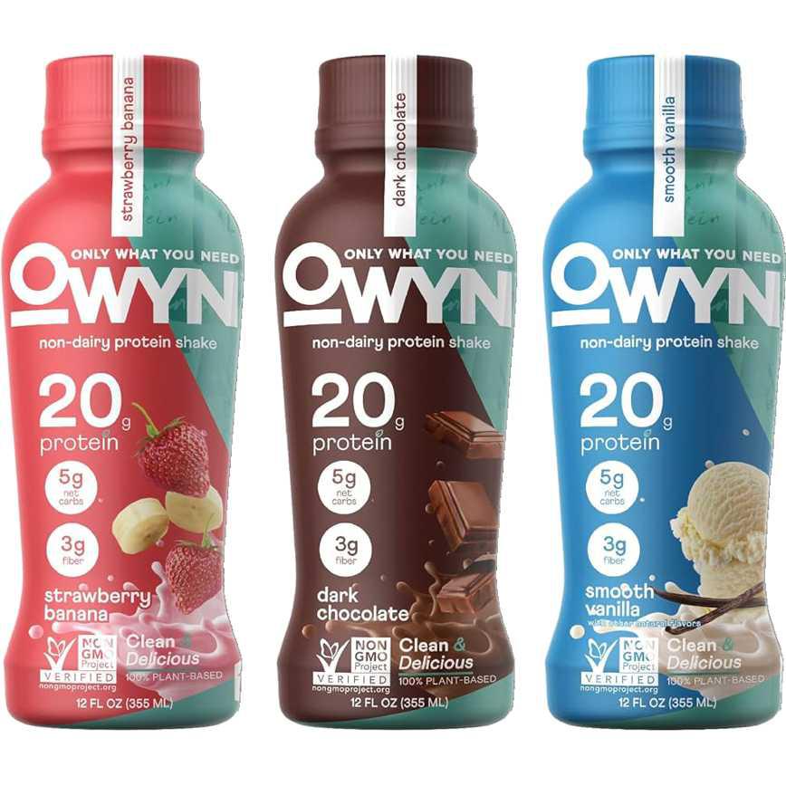 Owyn Protein Shakes Variety Pack 12 pk. 12 oz.