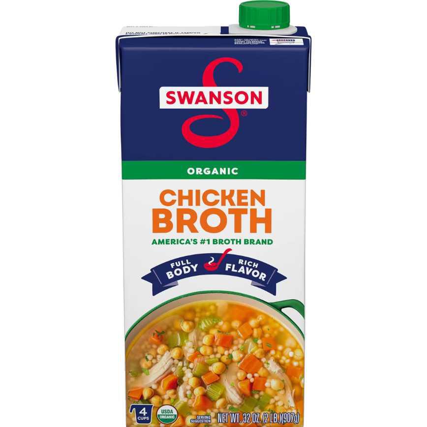 Swanson Organic Chicken Broth 32 oz.