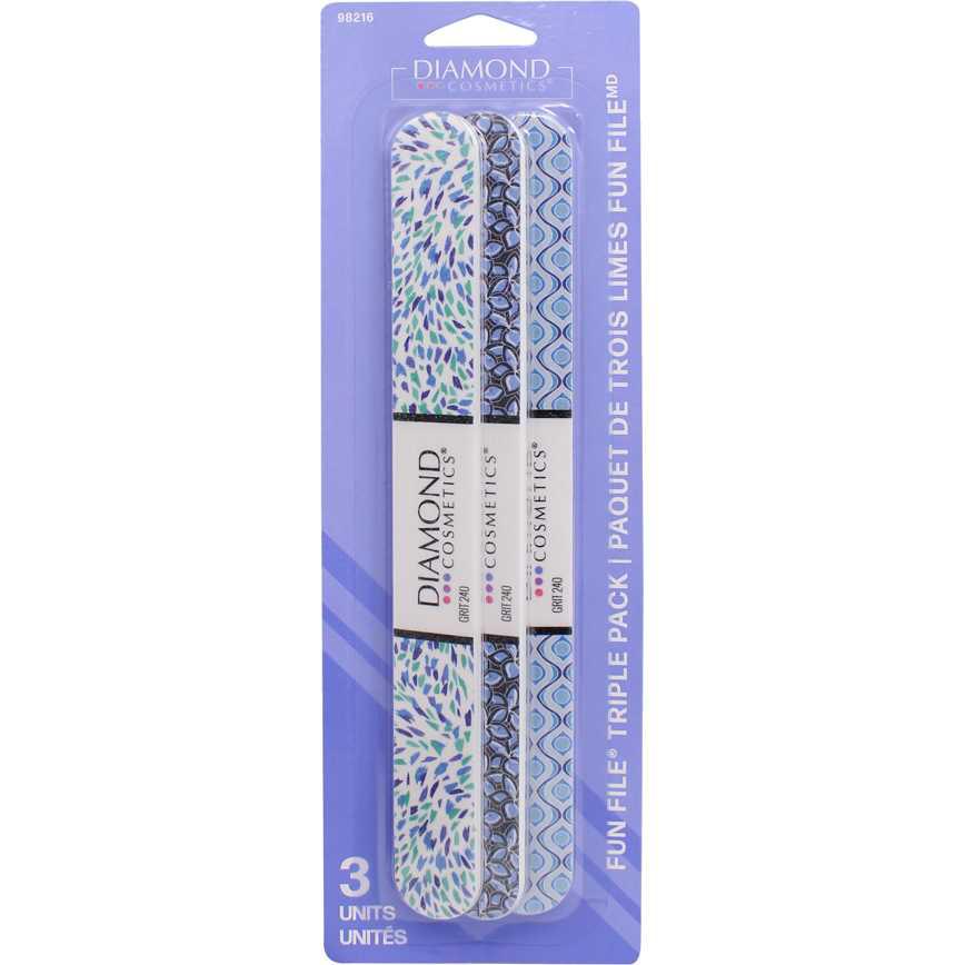 Diamond Cosmetics Nail Files 3 pk.