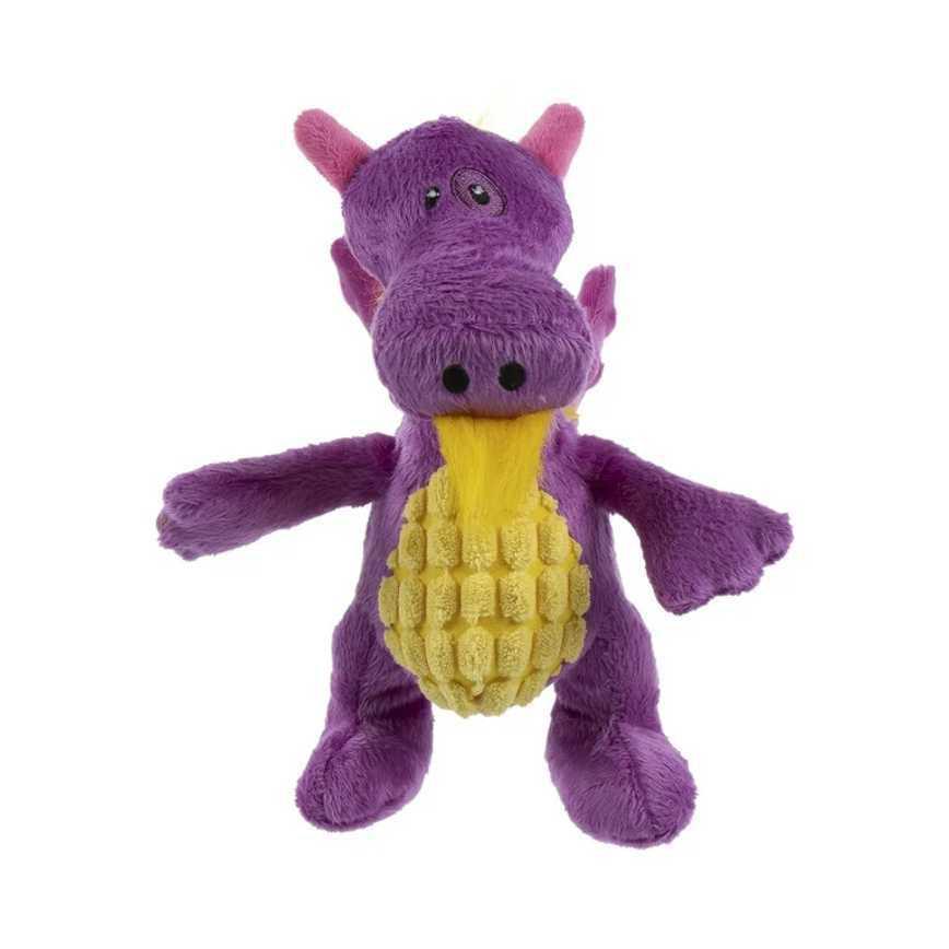 Purple Dragon Dog Toy 8"