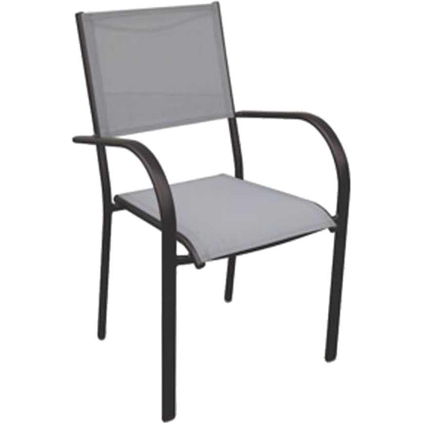 Sarasota Breeze Marco Island Stack Chair Gray