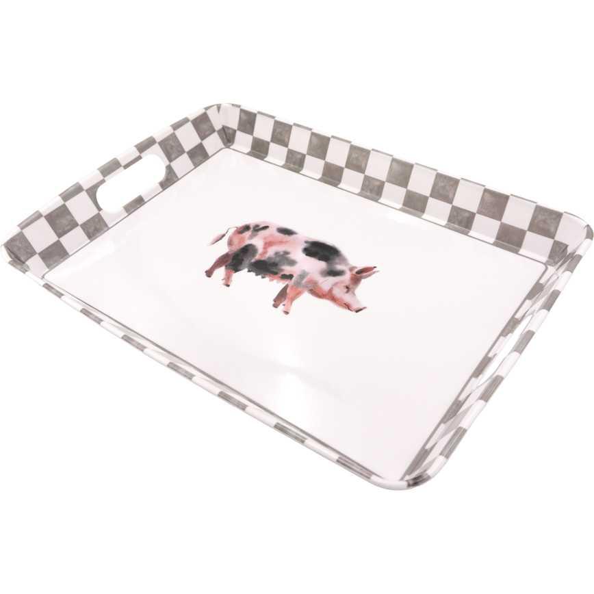 Rectangular Farm Serving Tray 18.5"