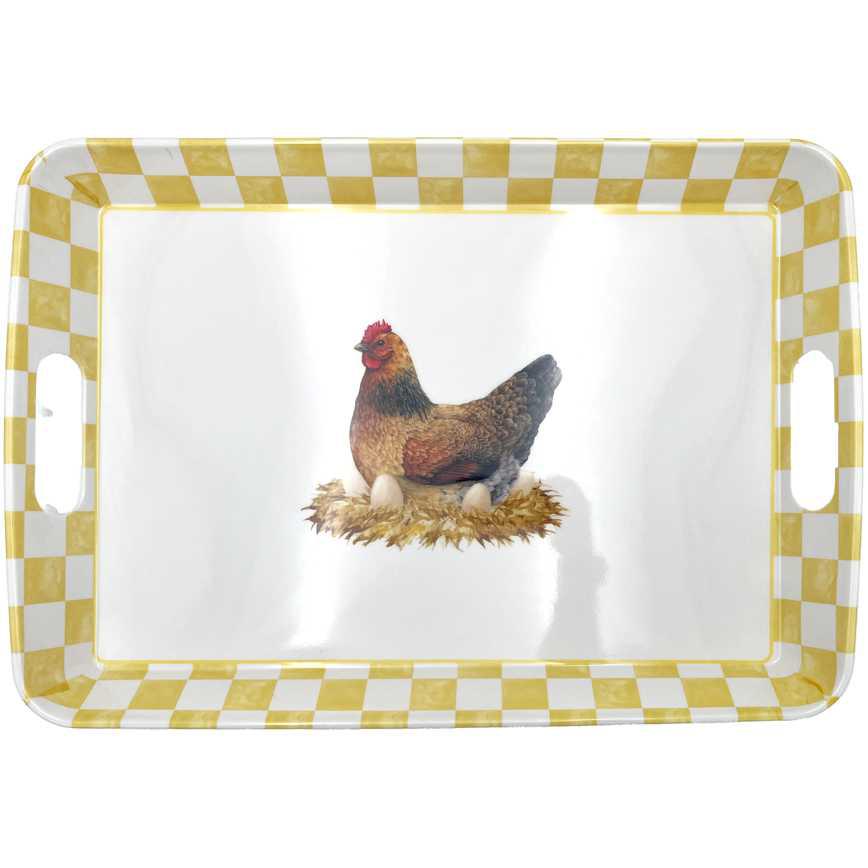 Rectangular Farm Serving Tray 18.5"