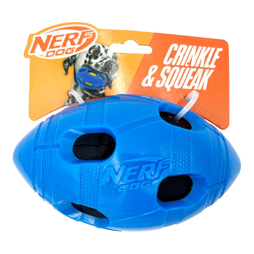 Nerf Dog Crinkle & Squeak Dog Toy