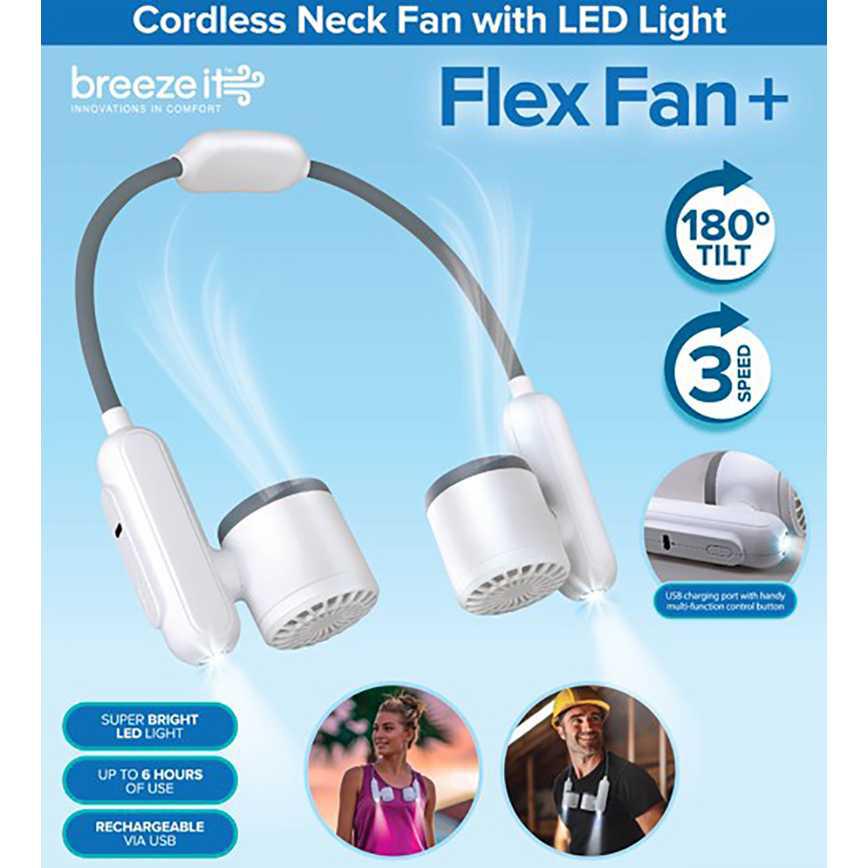 As Seen On TV Breeze It Flex Fan With LED Light