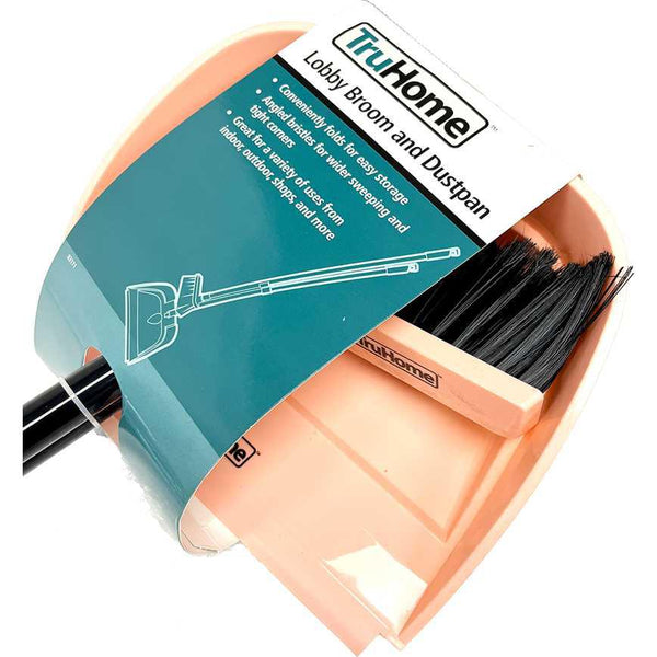 TruHome Lobby Broom With Dust Pan - Ollie's Bargain Outlet