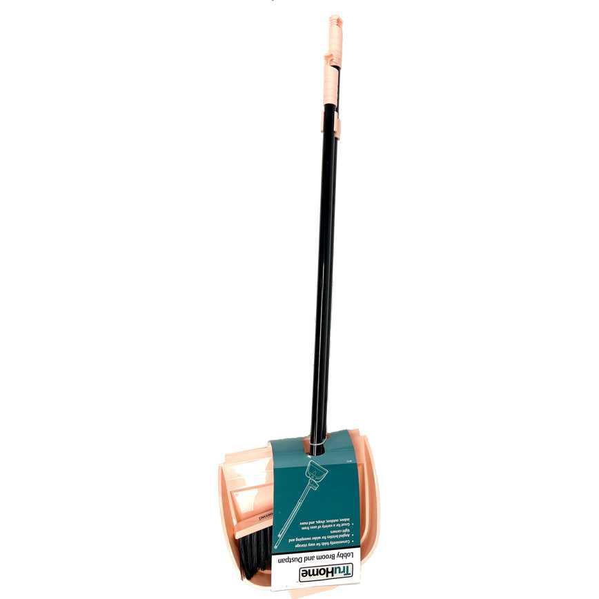 TruHome Lobby Broom With Dust Pan