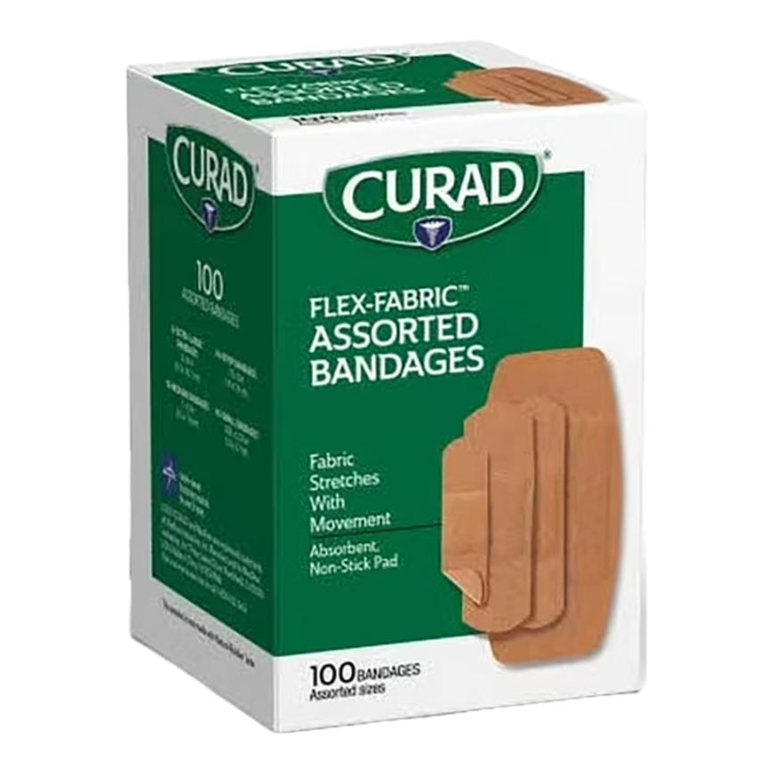 Curad Flex-Fabric Assorted Bandages 100 ct.