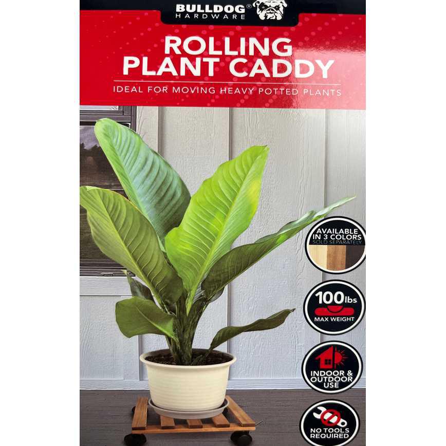 Bulldog Hardware Rolling Plant Caddy 11.5"
