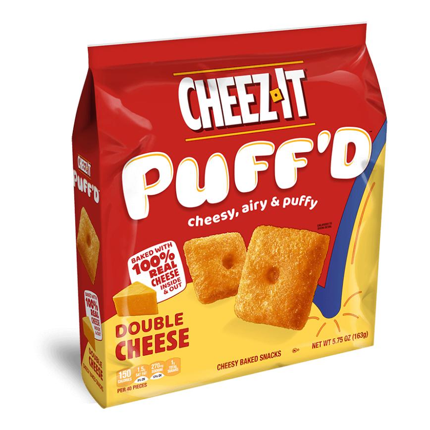 Cheez-It Cheddar Puff'd Crackers Double Cheese 5.75 oz.