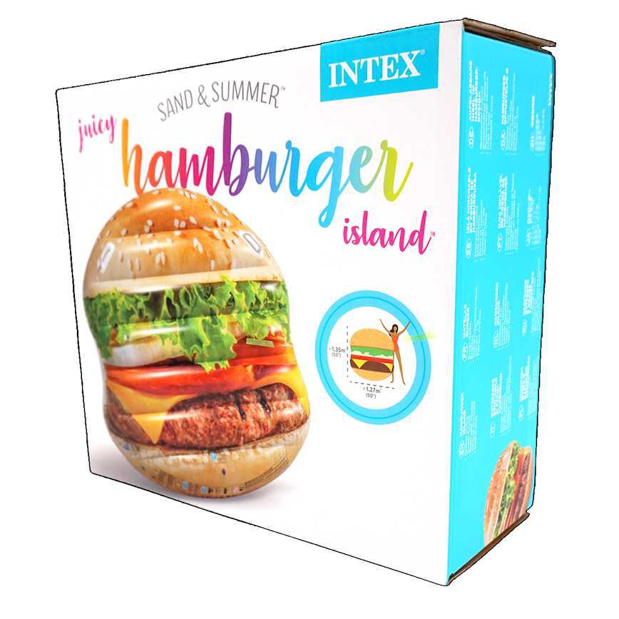 Intex Novelty Pool Floats Juicy Hamburger