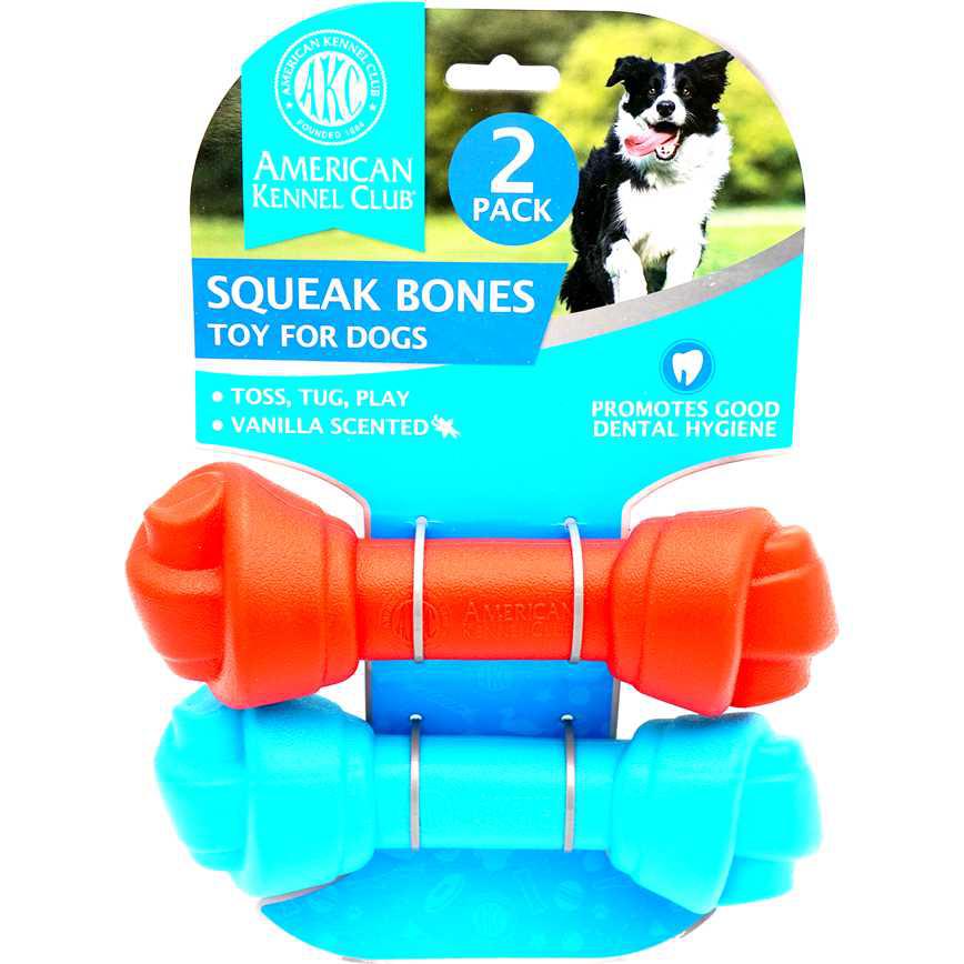 American Kennel Club Squeak Bones 2 pk.