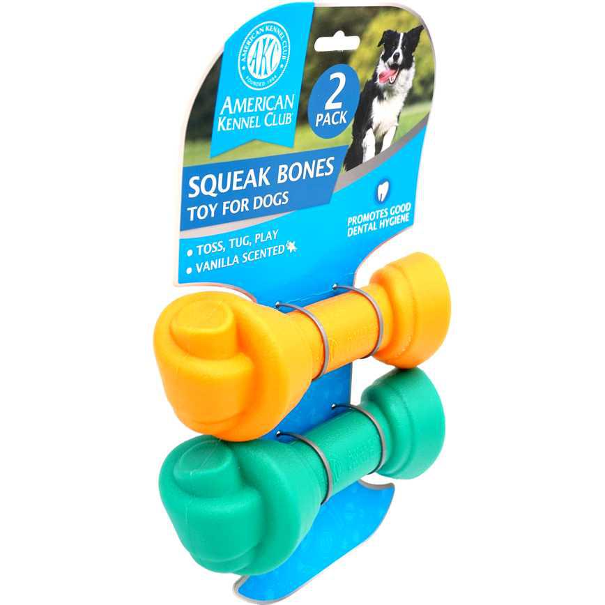 American Kennel Club Squeak Bones 2 pk.