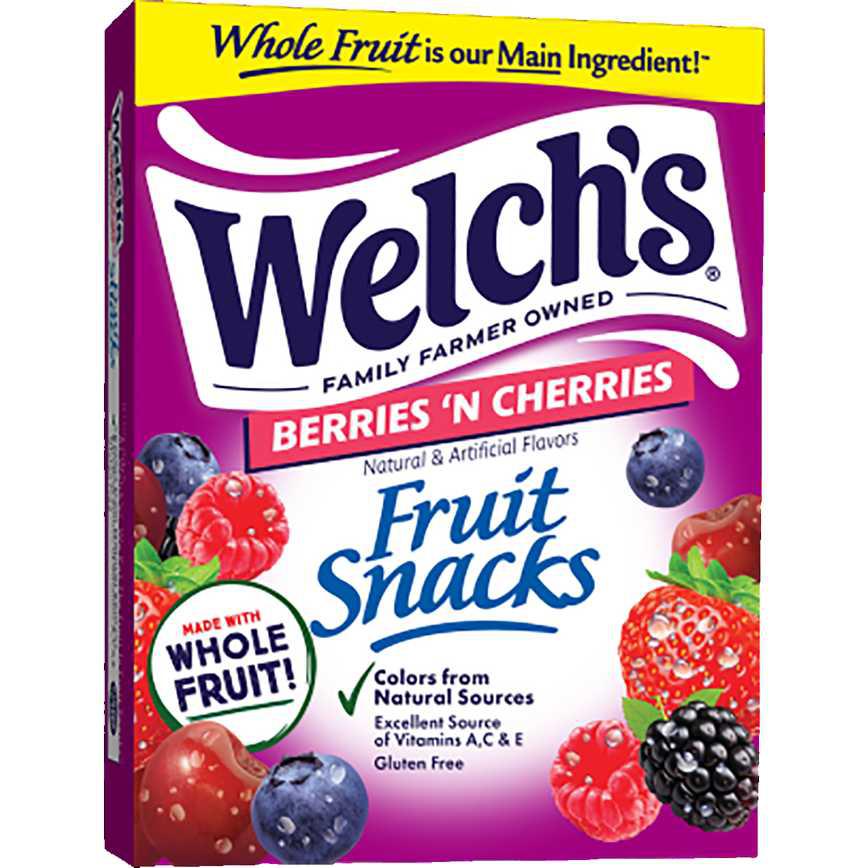 Welch's Fruit Snacks, Berries 'N Cherries Snack Box 22 ct.
