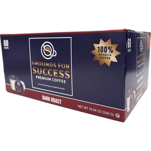 Grounds for Success Premium Coffee K-Cups Dark Roast 60 ct