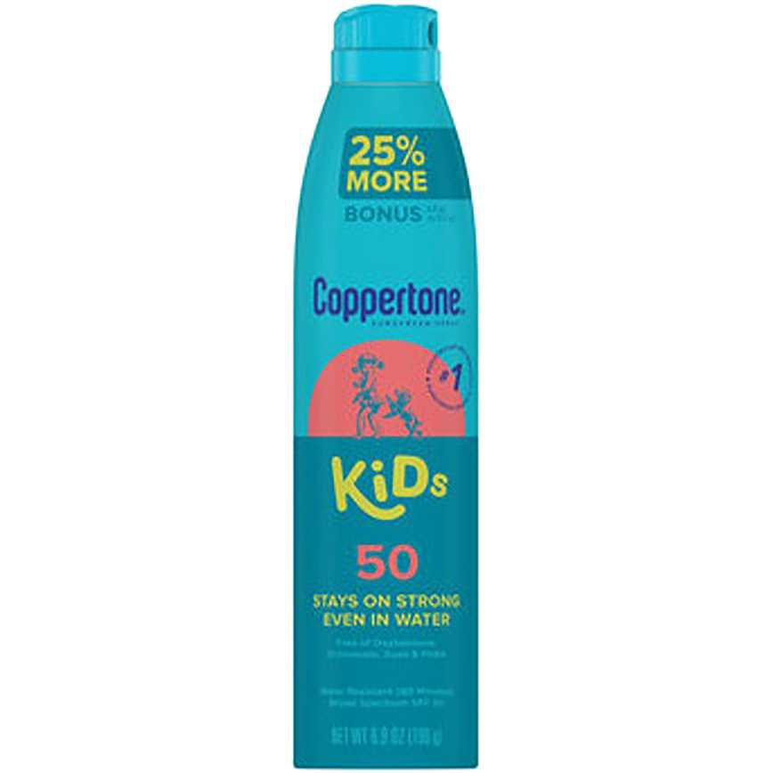 Coppertone Kids' Sunscreen Spray SPF 50 6.9 oz.