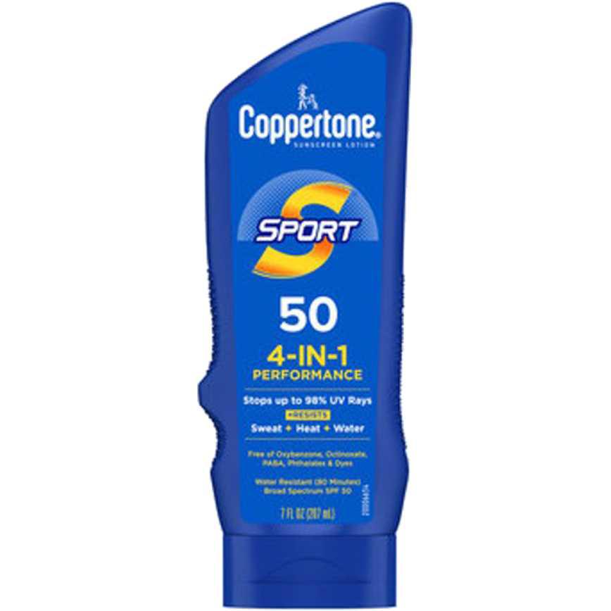 Coppertone Sport Sunscreen Lotion With SPF 50 7 oz.