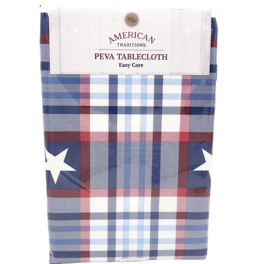 American Traditions Peva Tablecloth Easy Care