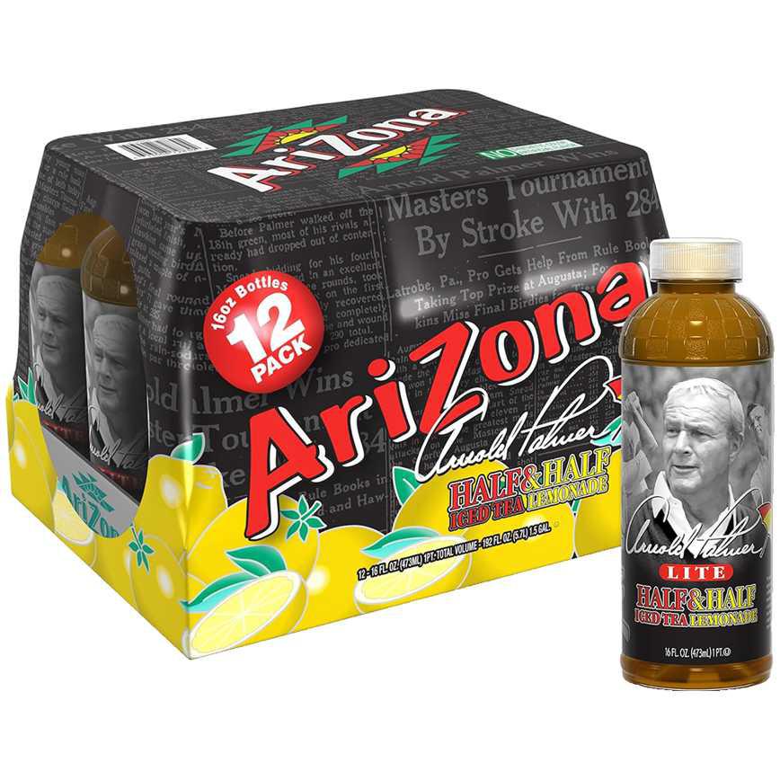 Arizona Arnold Palmer Half & Half Iced Tea Lemonade 12 pk. 16 oz.