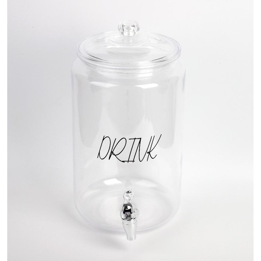 Clear Beverage Dispenser 7.5 qt.