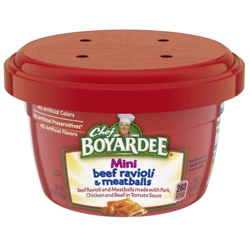 Chef Boyardee Mini Ravioli &amp; Meatballs 7.5 oz.