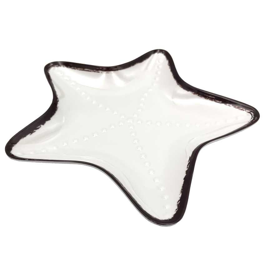 Shaped Serving Tray Starfish 9"