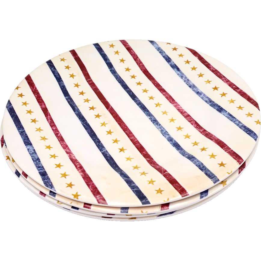 Dinner Plates American Stripes 11"