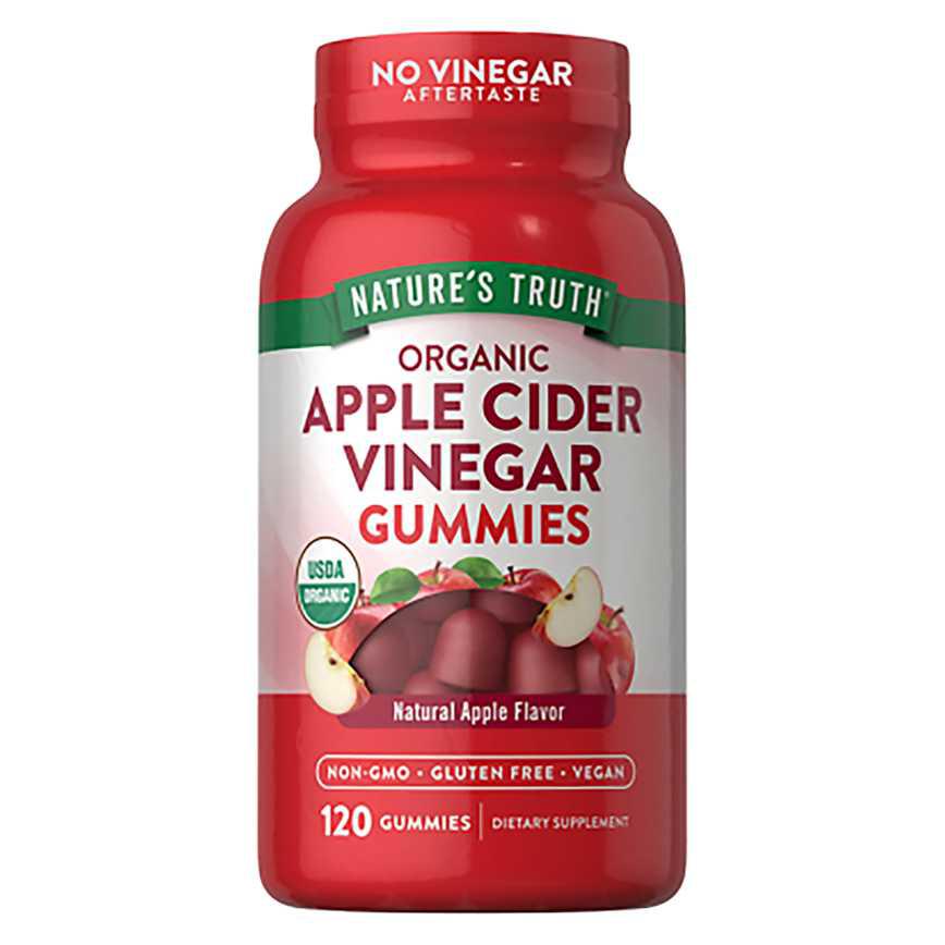 Nature's Truth Gummies Organic Apple Cider Vinegar 120 ct. 