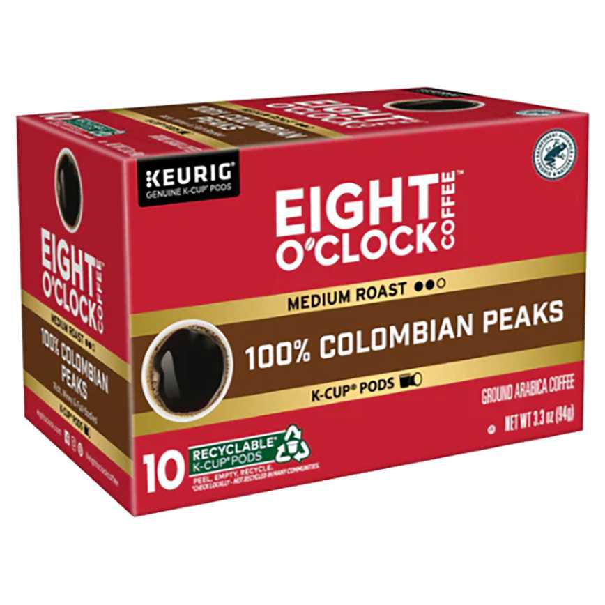Eight O'Clock Coffee K-Cups Colombian Peaks 10 ct.