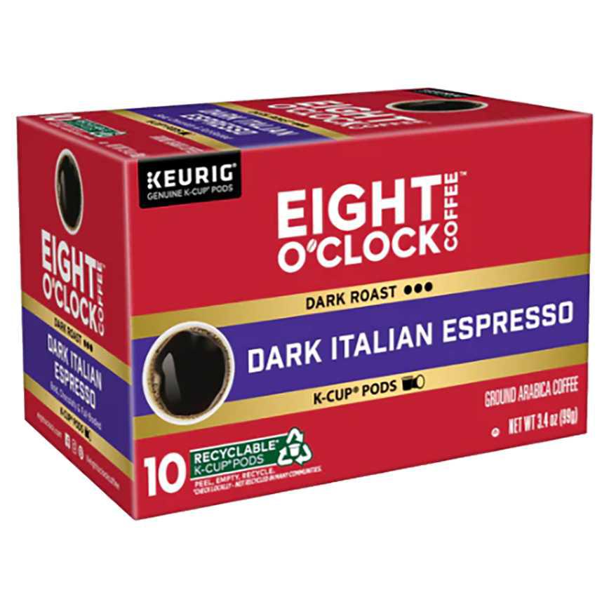 Eight O'Clock Coffee K-Cups Dark Italian Espresso 10 ct.