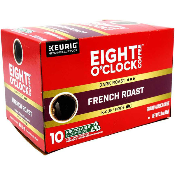 チョガッポのカリゲ Eight O'Clock Coffee K-Cups French Roast 10 ct. - Ollie's Bargain